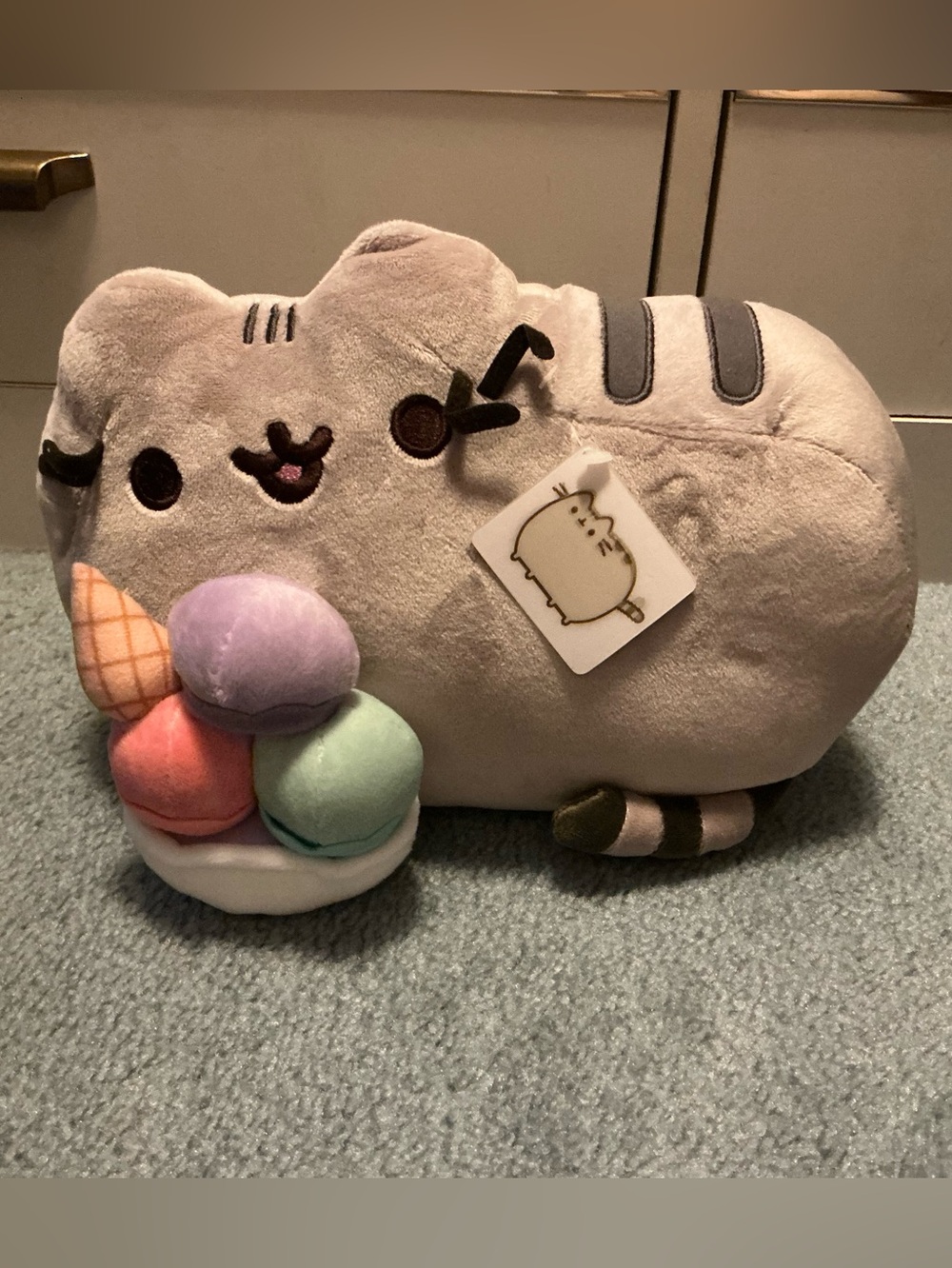 Pusheen with Pastel Ice Cream Stack